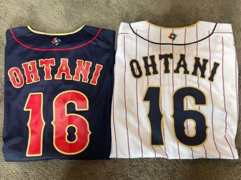サイズ交換対象外 WBC 大谷翔平 16 レプリカユニフォーム ビジター