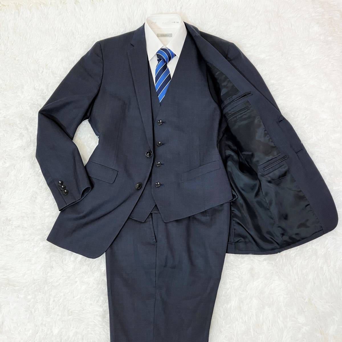 ヤフオク! - 1円 SUIT SELECT【圧巻のスリーピース】 スーツ...