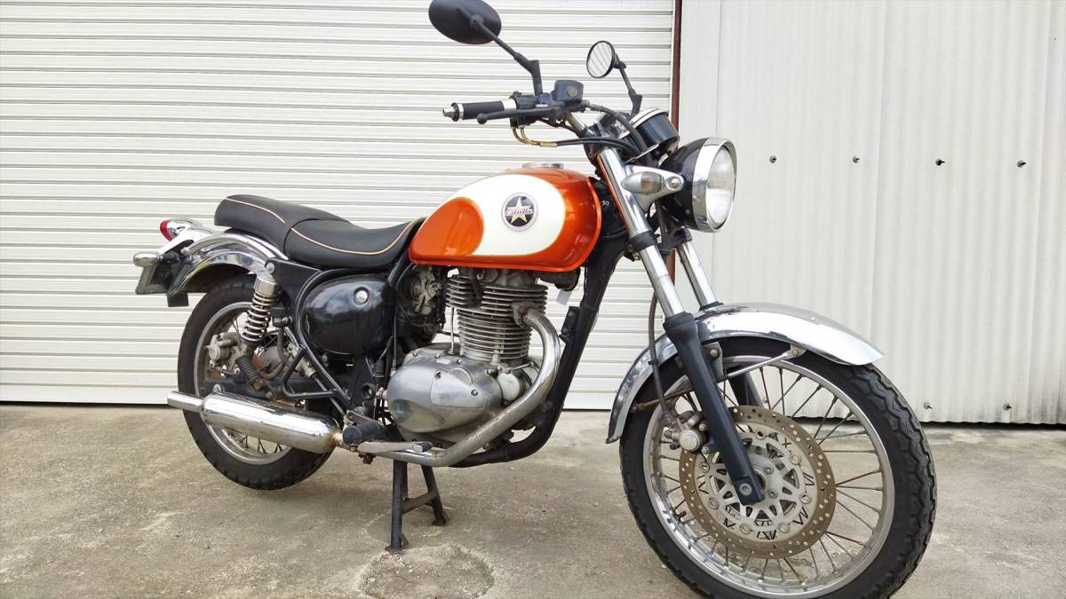 カワサキ エストレヤ250RSBJ250A ベース・部品取りに!書類付き