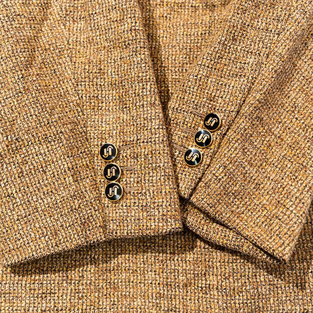 新入荷 Hickey Freeman ツイード ダブル テーラードジャケット asakusa