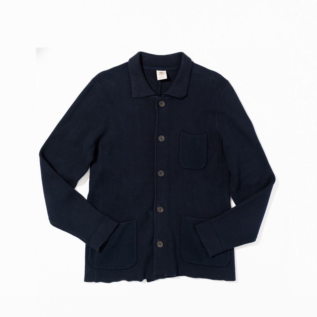 Timberland Timberland knitted shirt navy blue color 