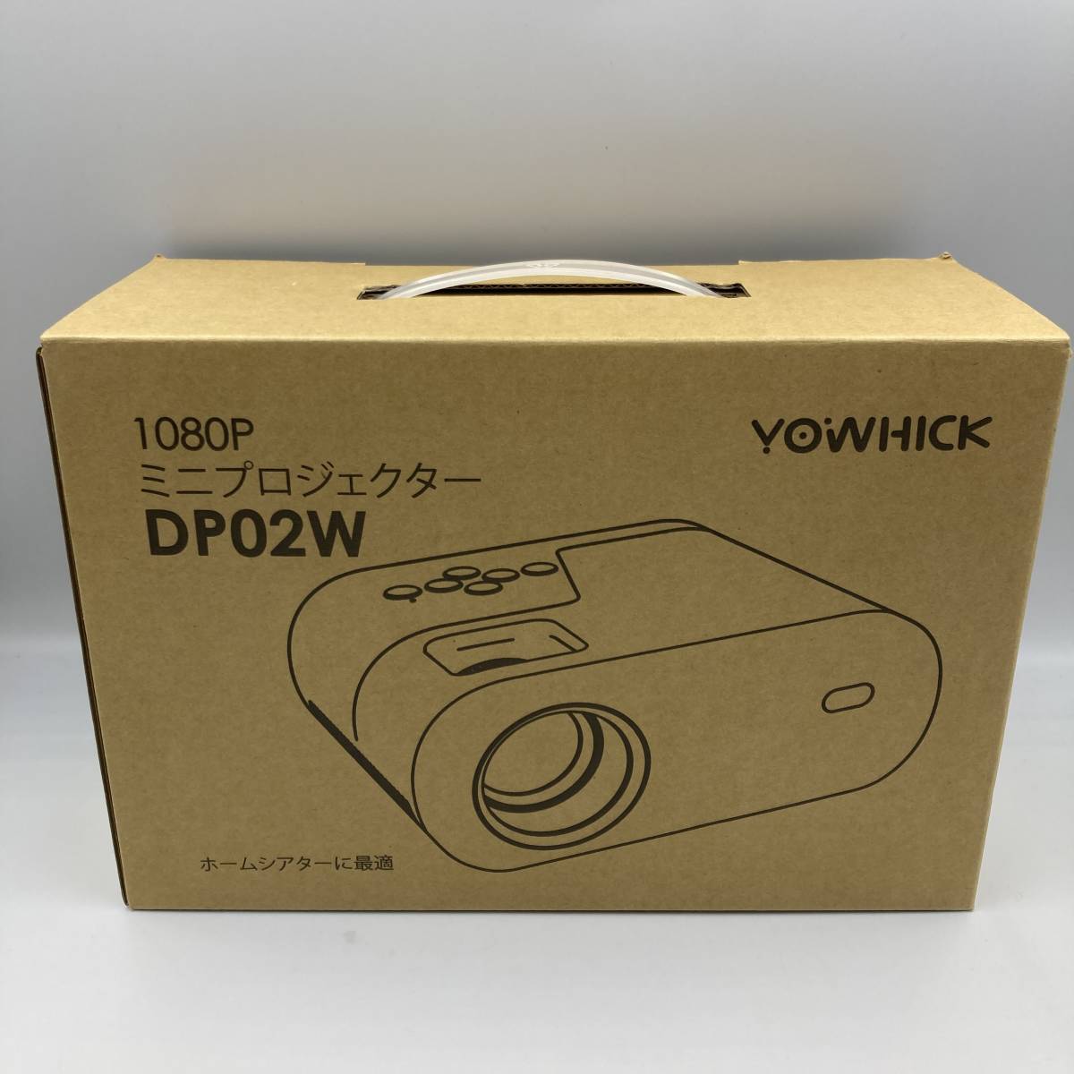 【通電確認済】 YOWHICK ミニプロジェクター 1080Pネイティブ解像度 DP02W リモコン付属 日本語説明書付き /Y3087-I1の画像8