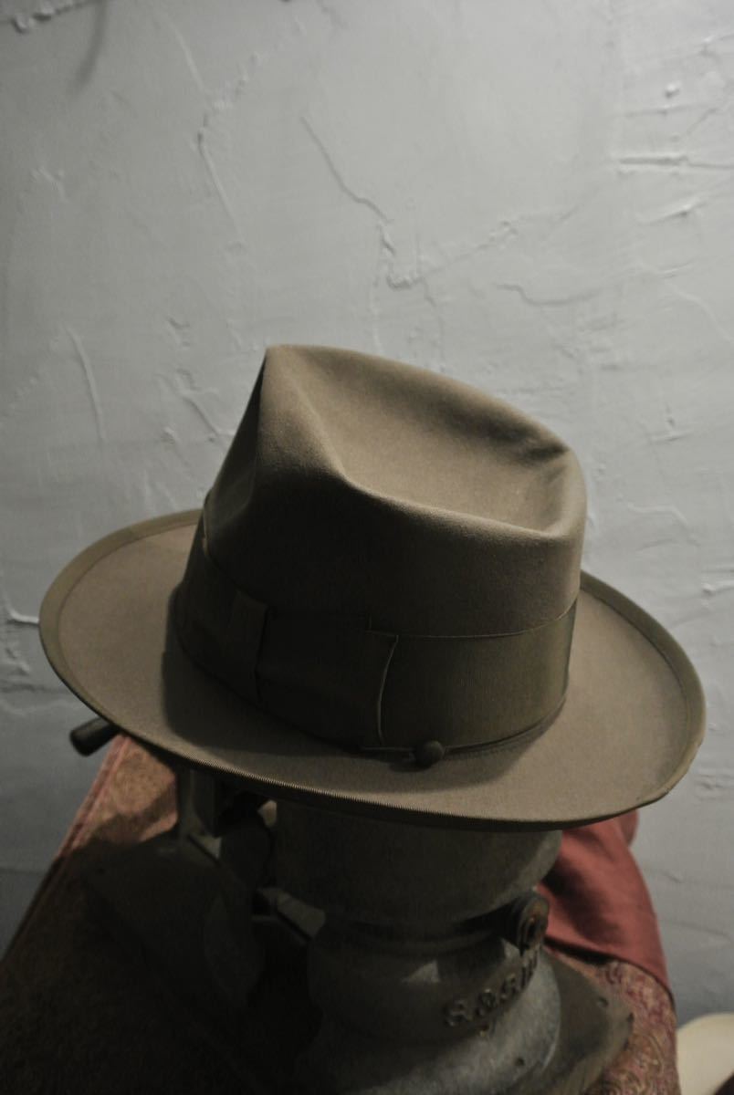 Vintage Borsalino 7 1/8ヴィンテージボルサリーノ57cmステットソン