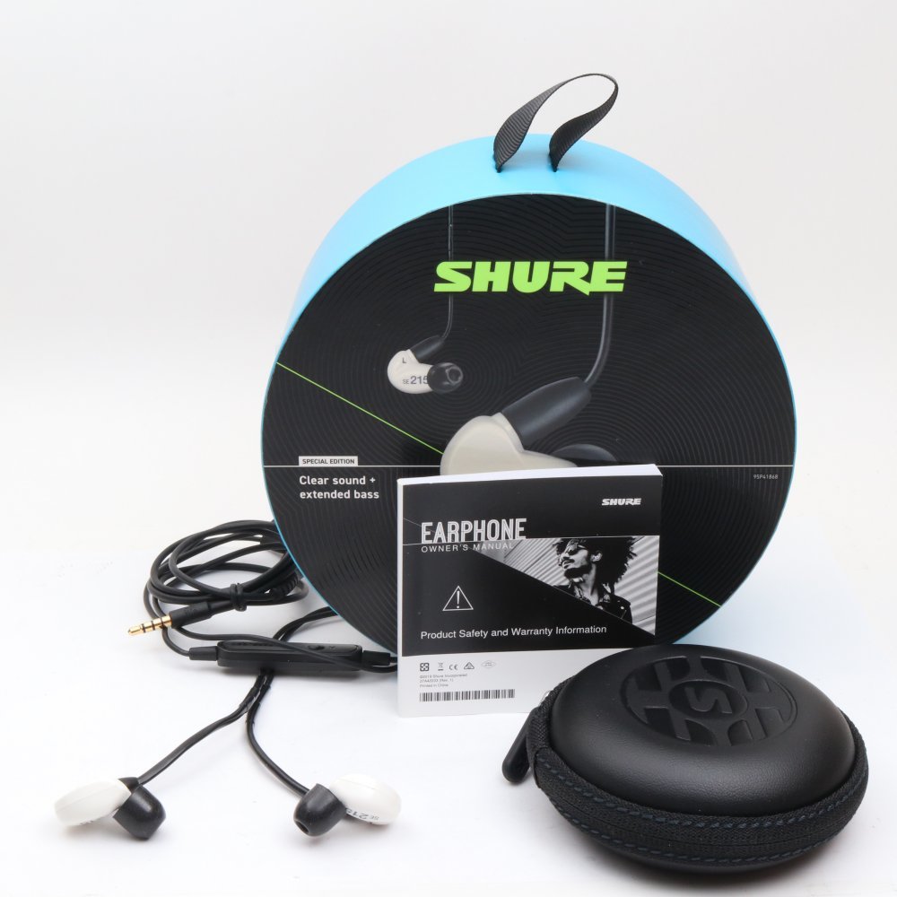 新品 イヤホン SHURE AONIC Special Edition SE215DYWH+UNI-A ホワイト