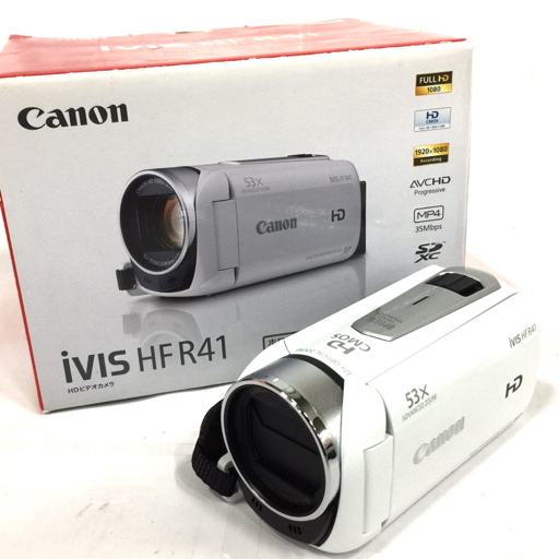 Yahoo!オークション - 1円 CANON iVIS HF R41 デジタルビデオカ...