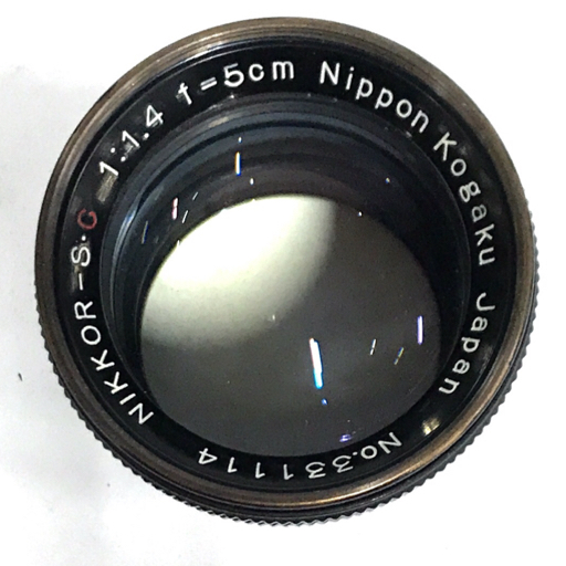 Nikon NIKKOR-S.C 5cm 1.4 黒鏡胴 一眼 カメラ レンズ 光学機器_画像3