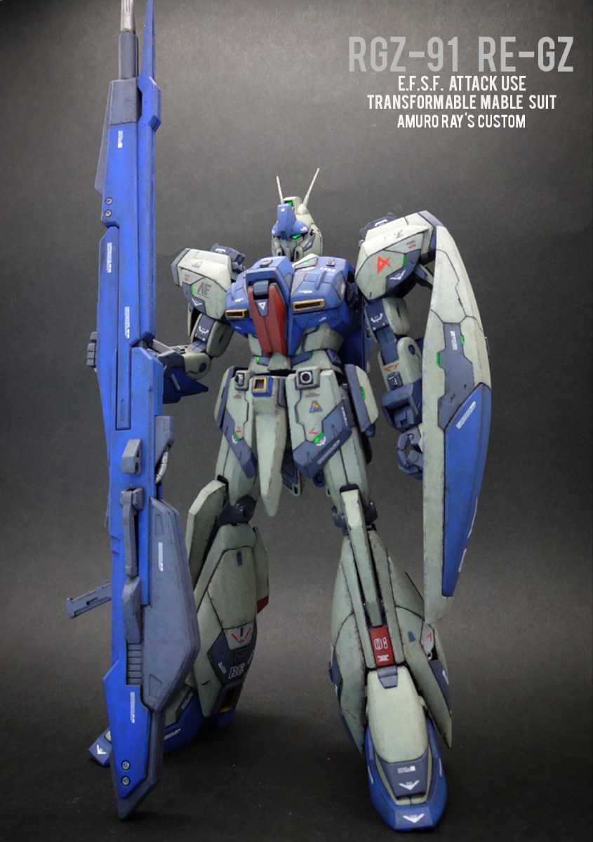 MG リガズィ 徹底塗装済み完成品 アムロ専用 ガンプラ完成品 1 MG リガズィ 徹底塗装済み完成品 アムロ専用 ガンプラ完成品 1