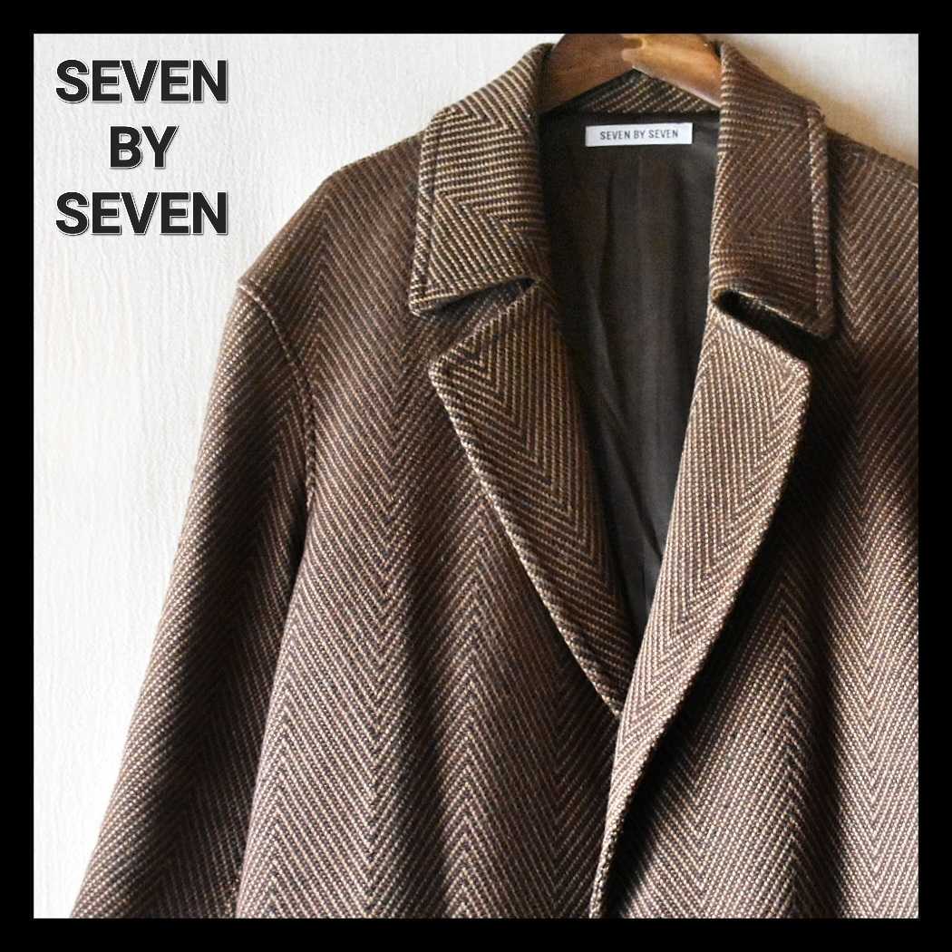 深緑(ふかみどり) SEVEN BY SEVEN チェスターコート メンズ セブンバイ
