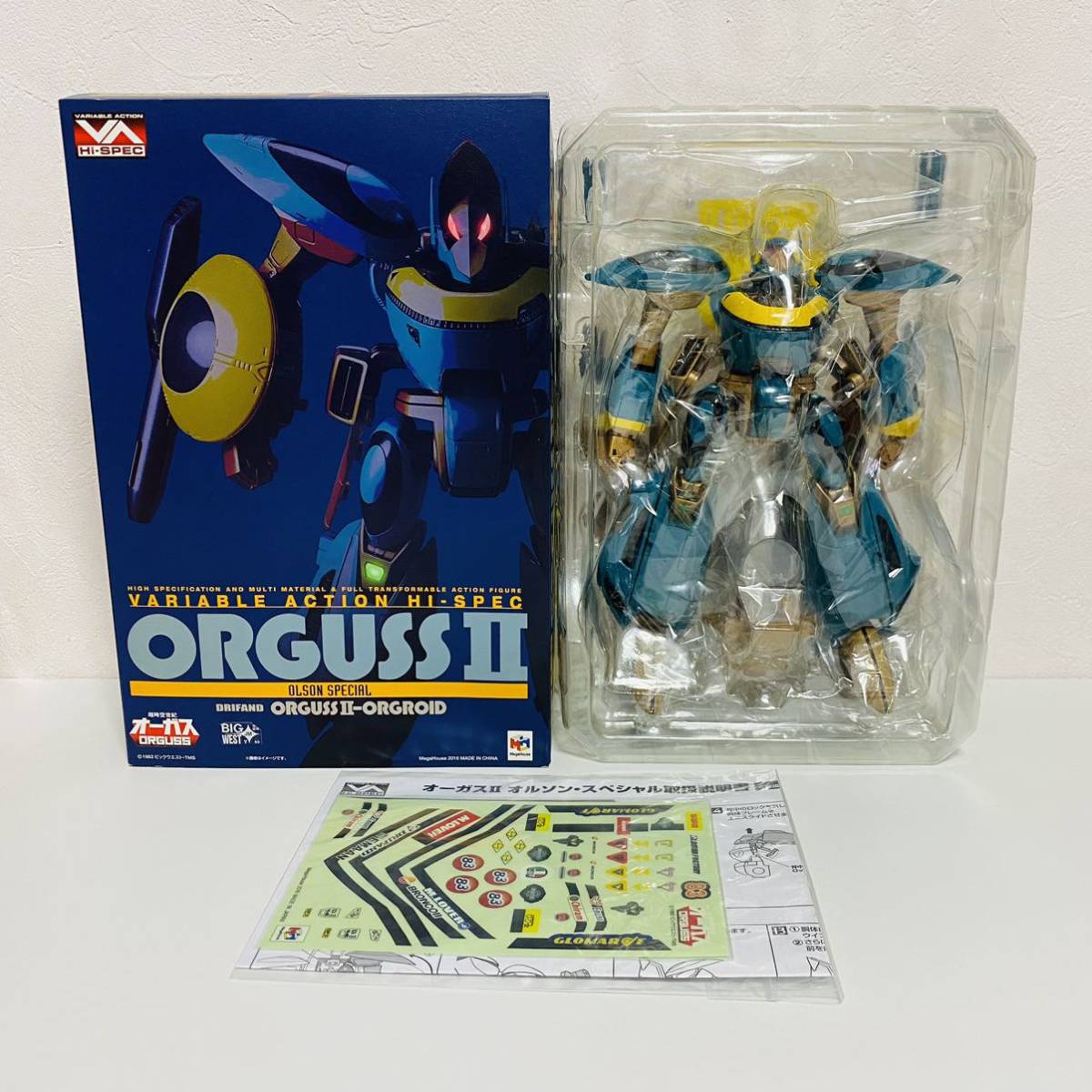 【極美品】MegaHouse メガハウス 超時空世紀オーガス ヴァリアブルアクション ハイスペック ORGUSSⅡ オーガスⅡ オルソンスペシャル_画像3