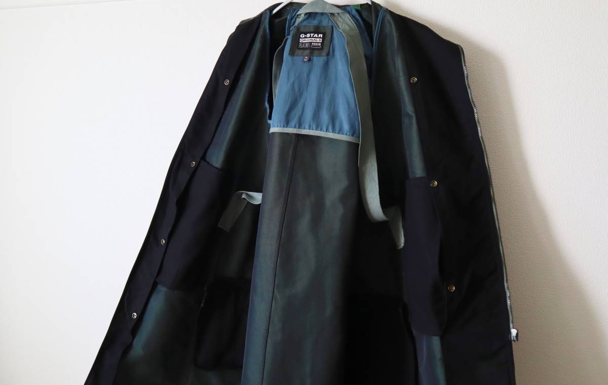 G-STAR RAW E LONG 2 IN 1 TRENCH ロングコート ファッションの通販