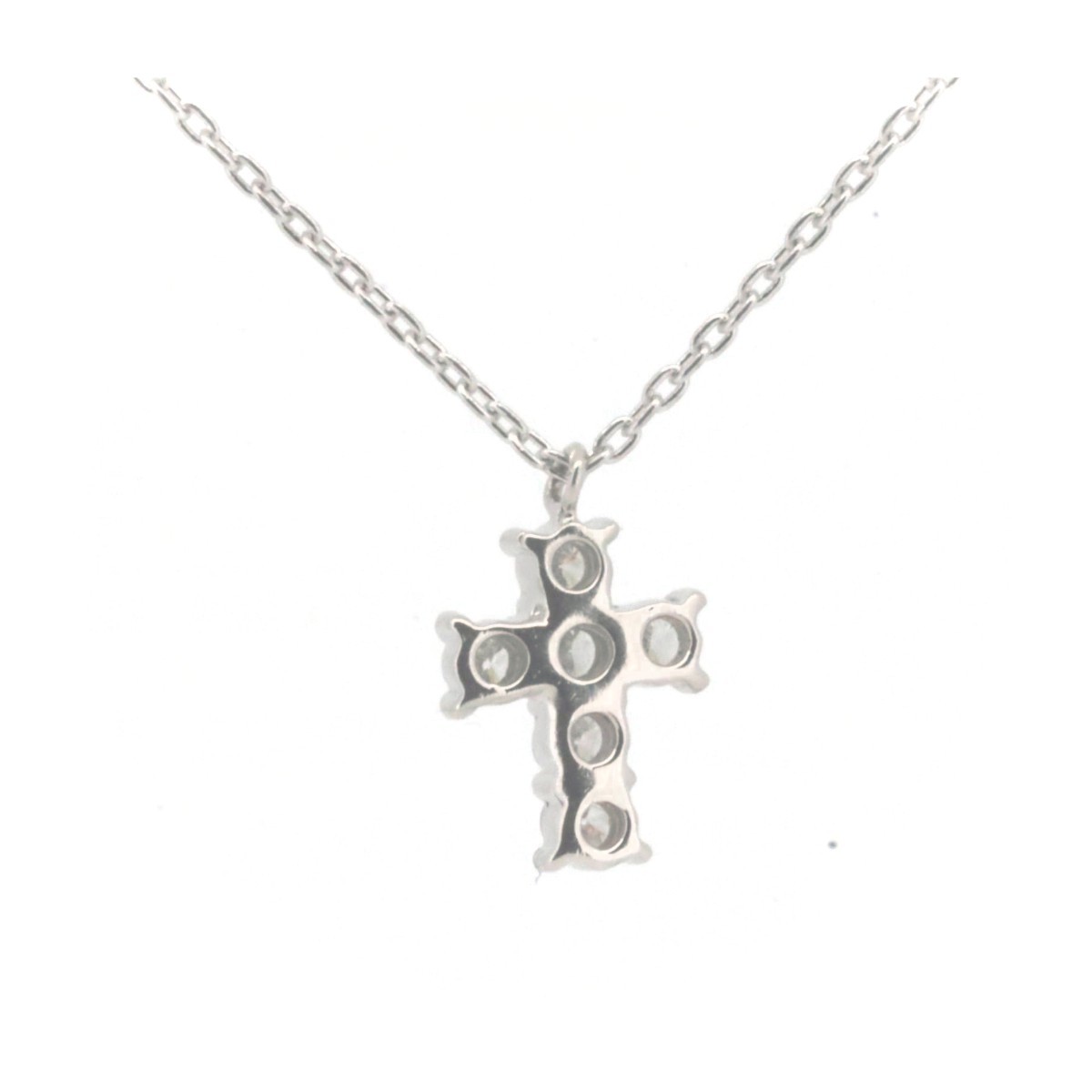  Vendome Aoyama бриллиант Cross колье 0.18ct PT900/PT850( платина ) ломбард лот 