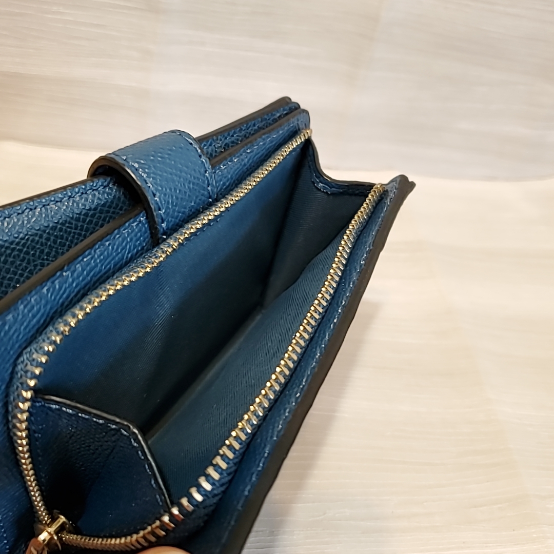 683 美品 COACH コーチ 長財布 二つ折り財布 ウォレット レザー 本革