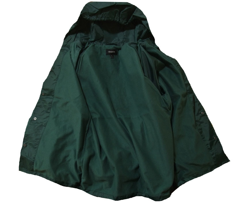 BRIXTON ブリクストン Forte V Hood ジャケット エメラルド 緑 グリーン Lサイズ コーチ 送料無料