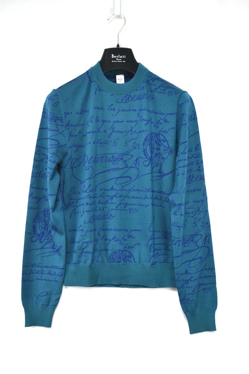 100％の保証 Sweater Scritto BERLUTI 新品 Alpine サイズXS アルペン