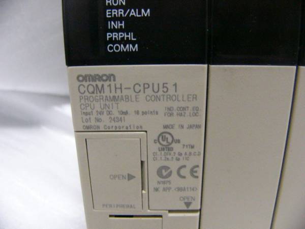 ★動作保証★ OMRON PLC CPU装置 CQM1H-CPU51_画像2