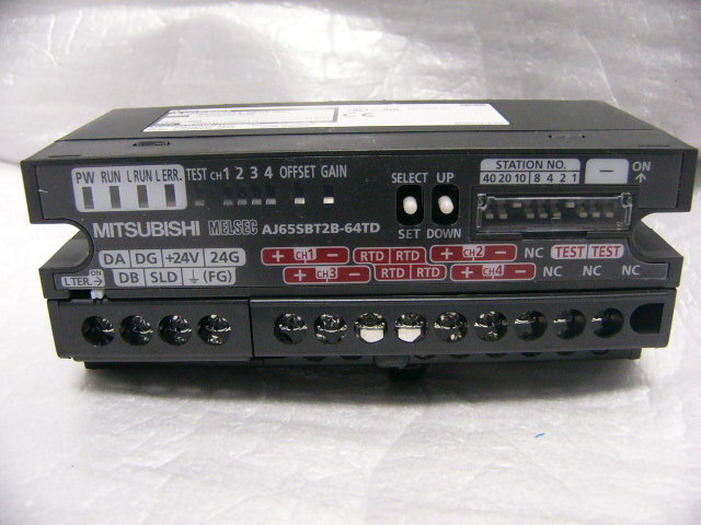 ☆動作保証美品☆ 三菱 PLC AJ65SBT2B-64TD CC-Link熱電対入力ユニッ