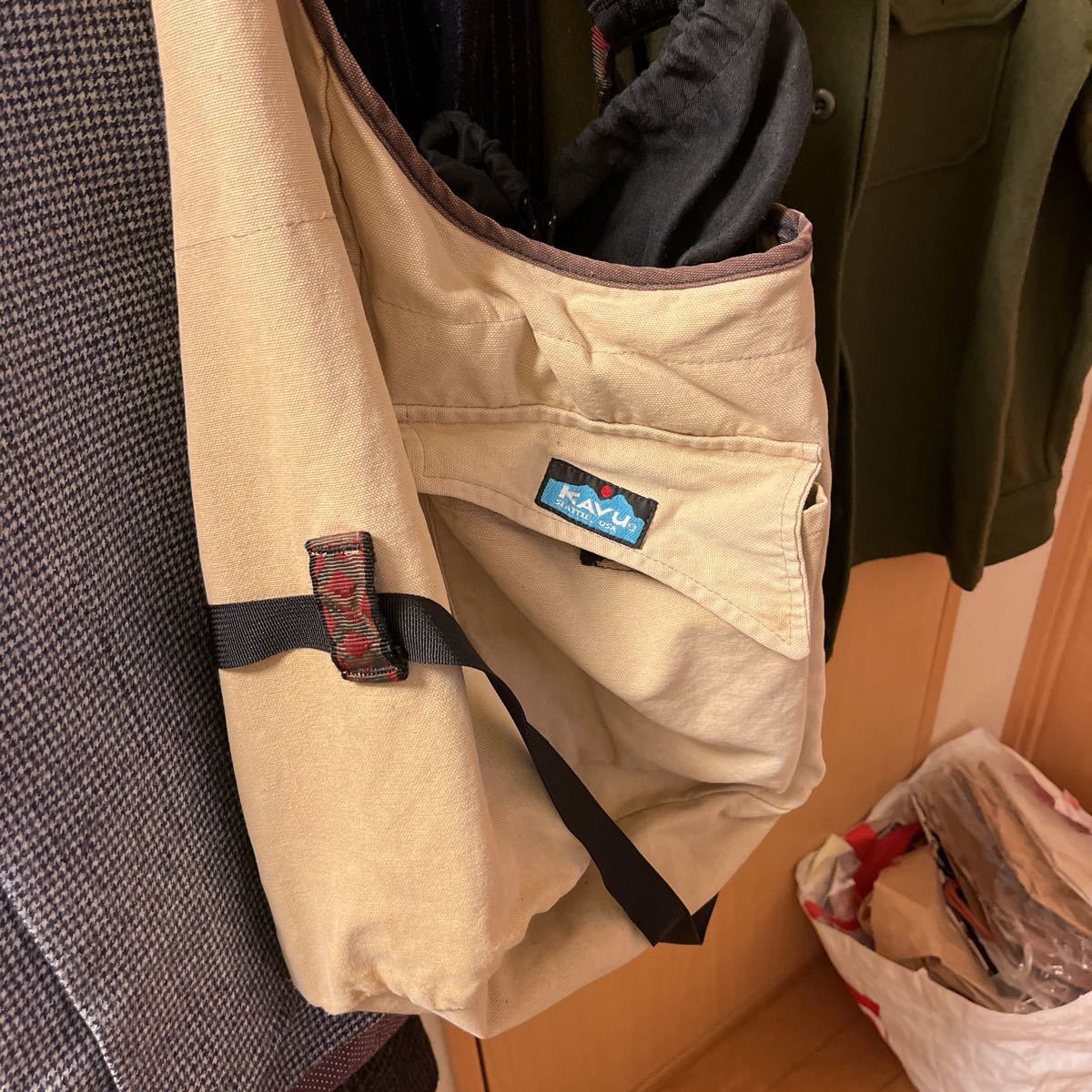 KAVU カーブ　ヴィンテージ　ビンテージ　オールド　キャンプ　スタジャン　メイドインシアトルUSA お値打ち品　インタレスティング_画像3