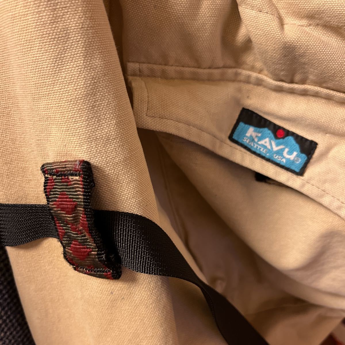 KAVU カーブ　ヴィンテージ　ビンテージ　オールド　キャンプ　スタジャン　メイドインシアトルUSA お値打ち品　インタレスティング_画像2