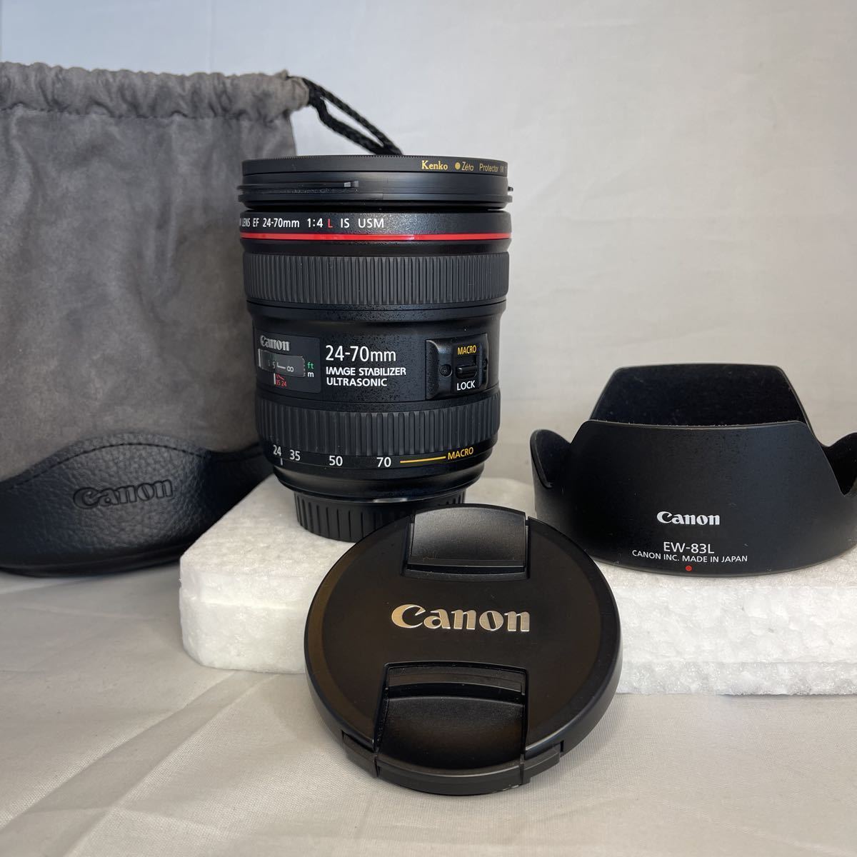 Canon キヤノン EF24-70mm F4L IS USM ズームレンズ 使用少な目の美品