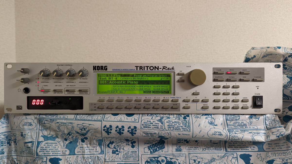 格安2023】 ヤフオク! - KORG TRITON-Rack ラックタイプシンセサイザー