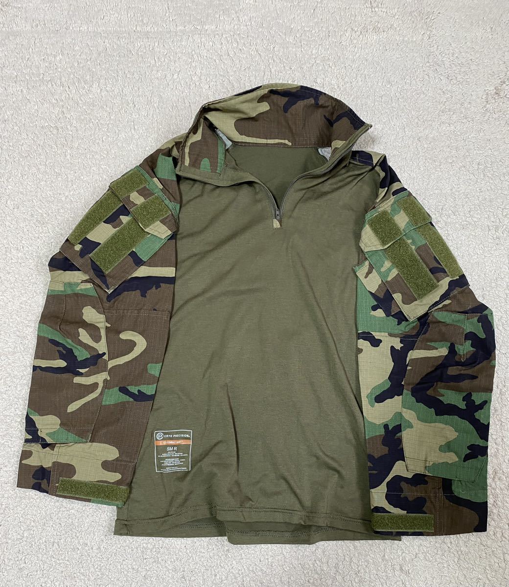 Crye Precision G3 コンバットシャツ 希少ウッドランド SMレギュラー