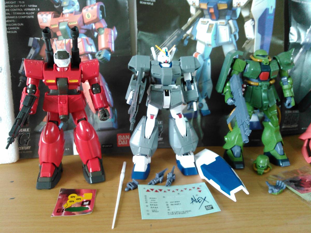 ヤフオク! - HGUC 1/144 ゲルググイェーガー ザク改 量産型