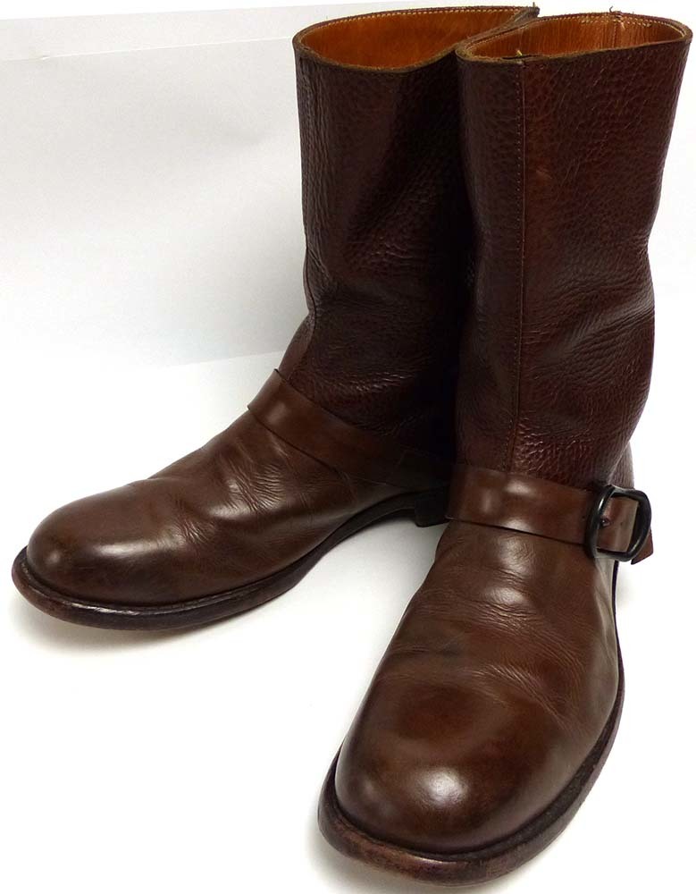 VADEL /ba Delco mbi leather engineer boots 42(26.5-27.0cm corresponding )( men's )[ used ][ free shipping ]3i-1-095