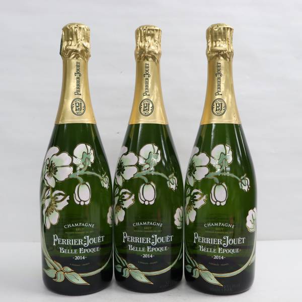 3本セット】PERRIER JOUET(ペリエジュエ)ベルエポック 2014 12.5