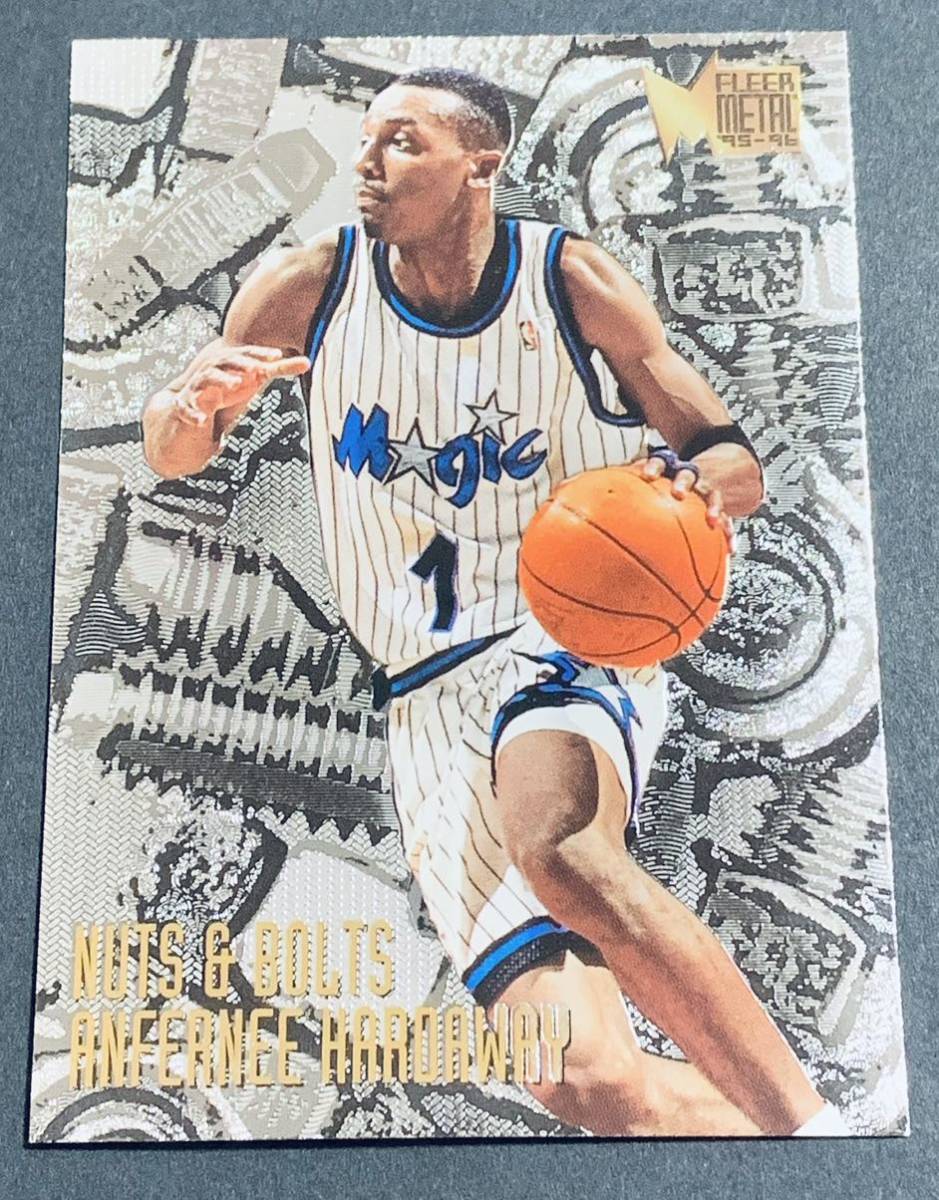 1995-96 Fleer Metal Nuts & Bolts Anfernee Hardaway 209 NBA Magic Penny アンファニーハーダウェイ　ペニー　マジック_画像1