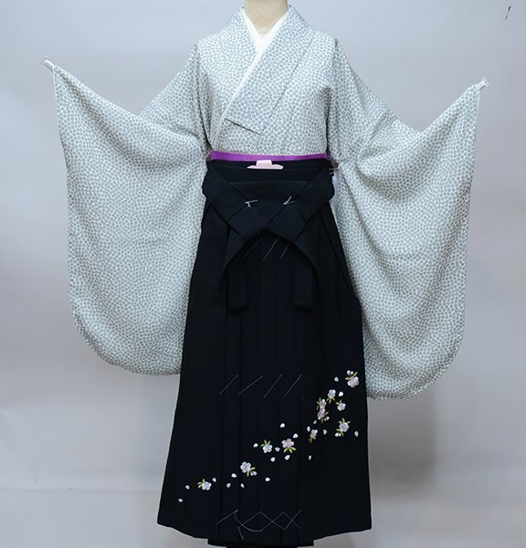 着物袴セット ジュニア用へ直し 135～150cm 袴色選択可能 NO29601-