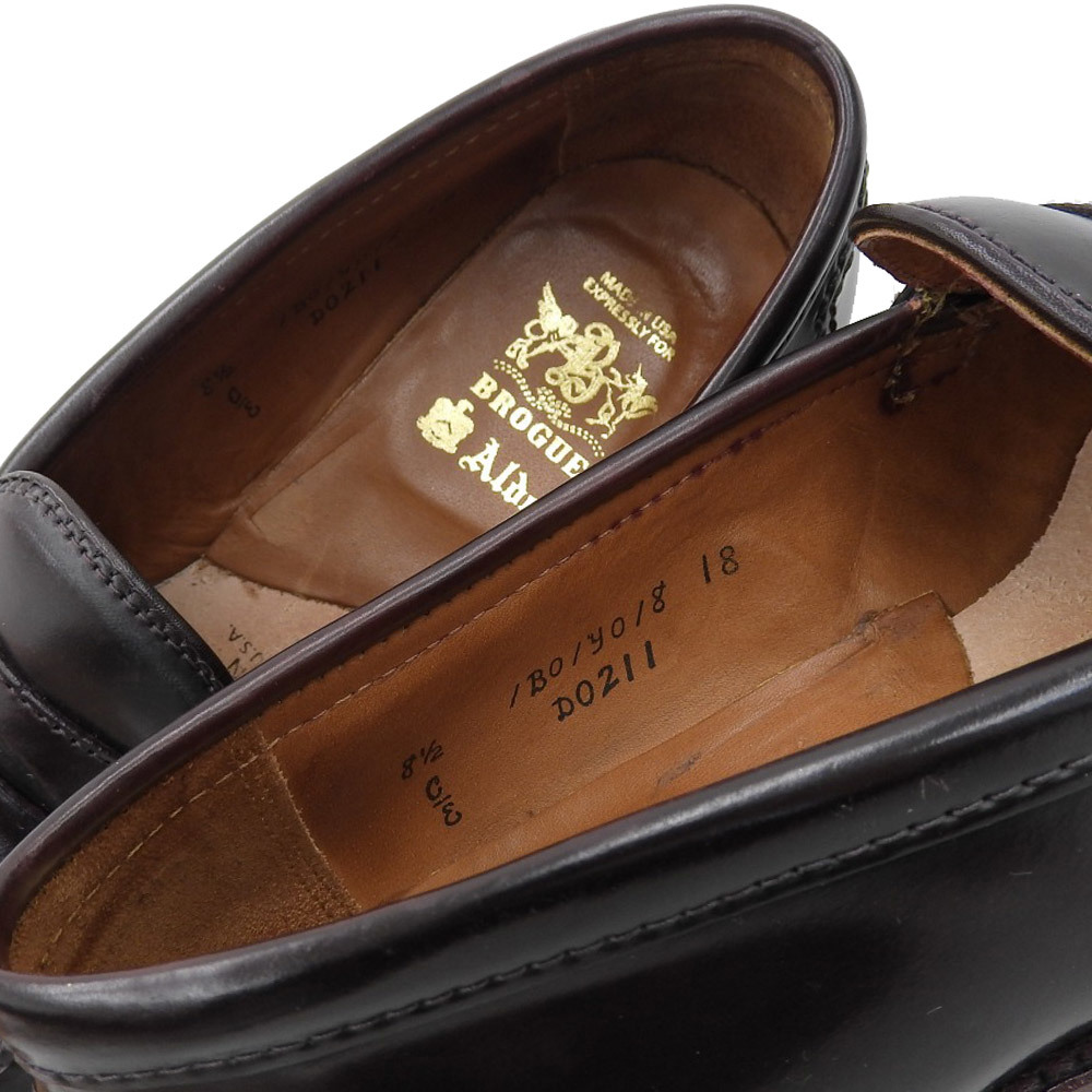 ALDEN オールデン BROGUE別注 D0211 (Statesman) カラー8 カプリラスト