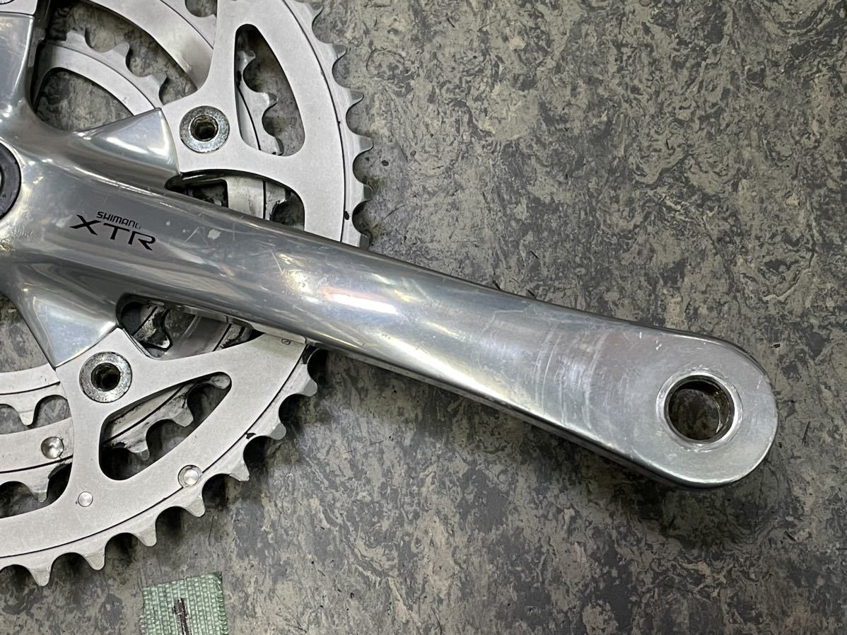 可動品 ビンテージ 『シマノ XTR FC-M900 クランクセット 175mm 46×36×26T』ヴィンテージ vintage shimano OLD MTB crank 初代XTR_画像5