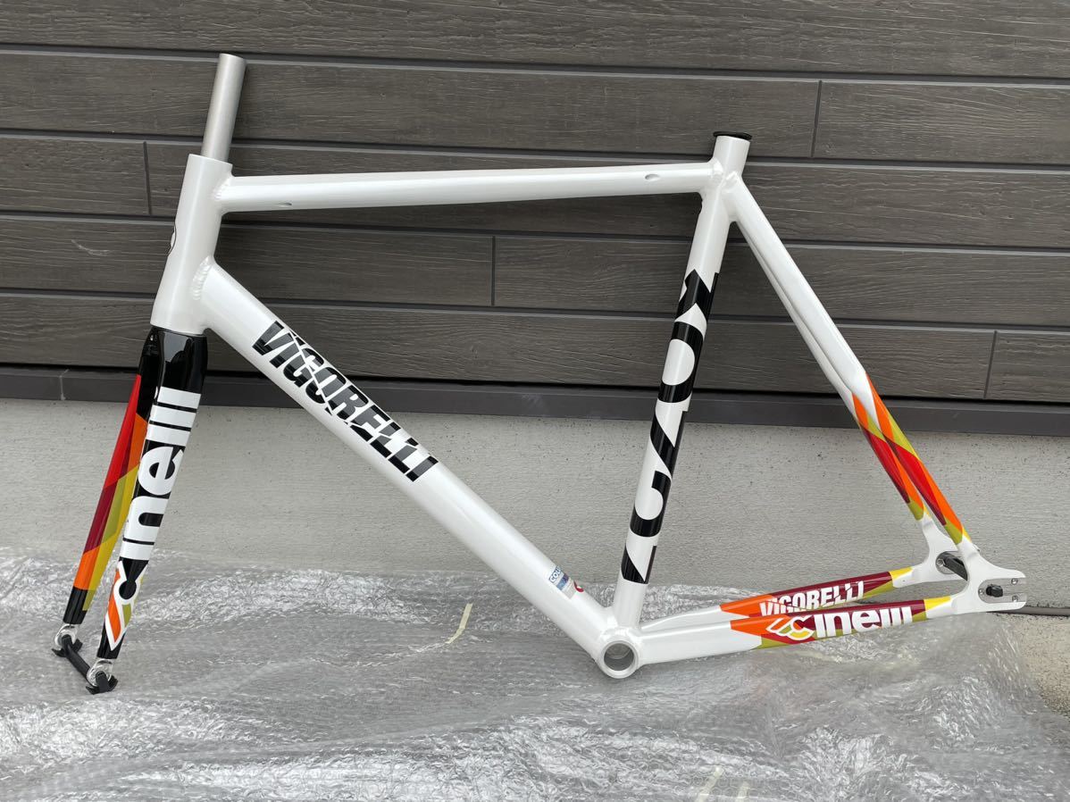  including carriage new goods in box written guarantee attaching .[chinelibigore real mi piste frame XL size 180cm and more. person ]580mm CINELLI Vigorelli Alu