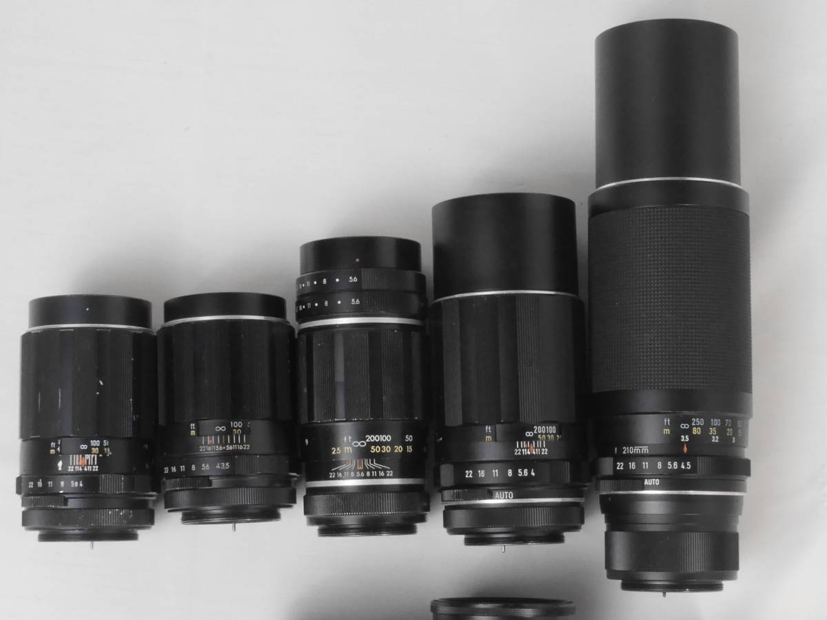 売り切り御免!】 ASAHI PENTAX f4 などレンズセット f5.6・200mm f4