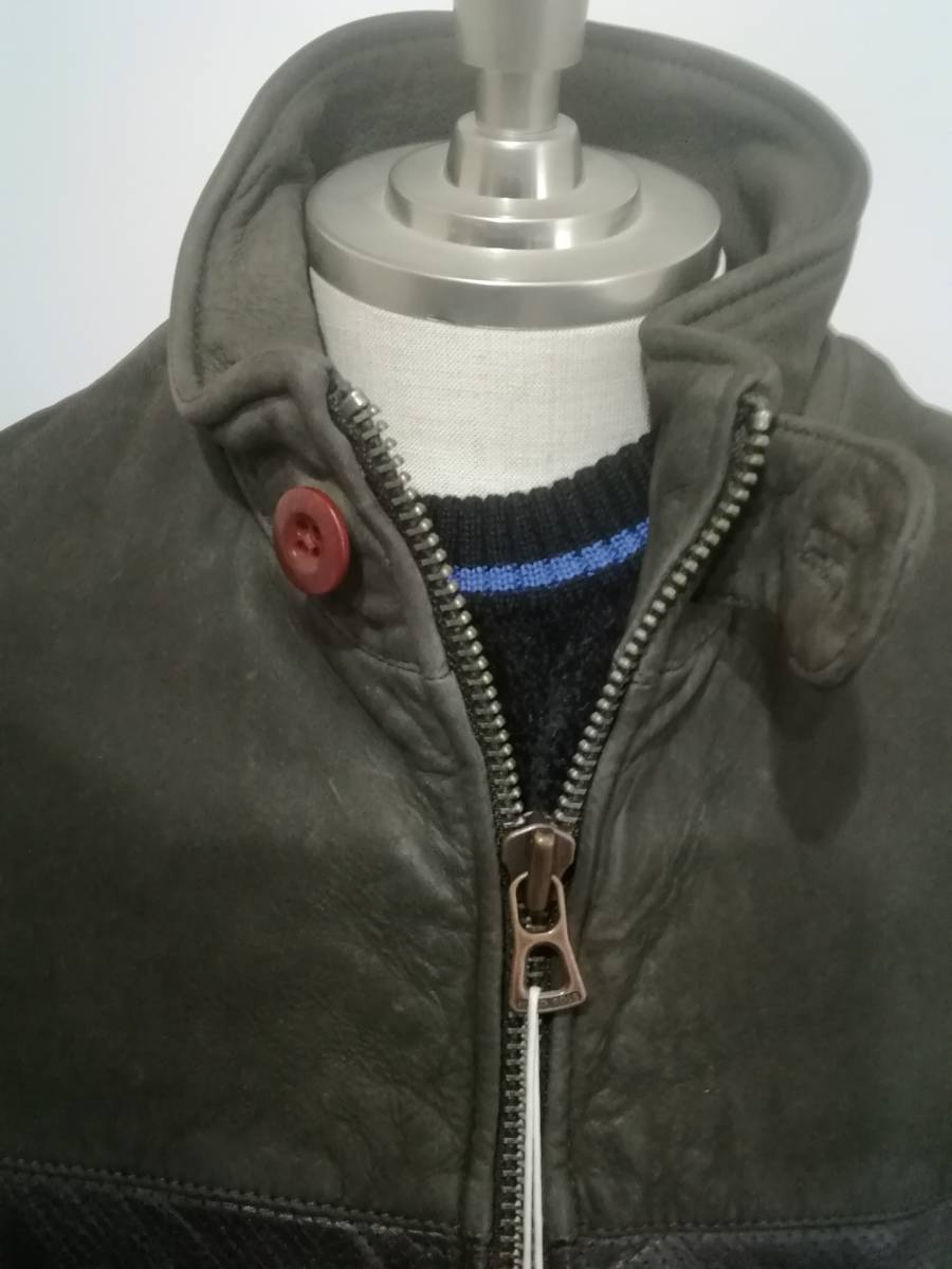 ◇□HUGO BOSS ボス レザーブルゾン 48 新品未使用◇□ www ...