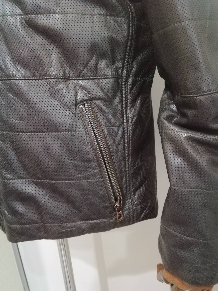 ◇□HUGO BOSS ボス レザーブルゾン 48 新品未使用◇□ www ...