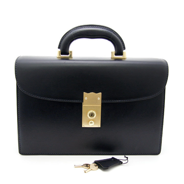 良品 大峽製鞄 オオバセイホウ 冠式セカンドバッグ 0997-2-BTL