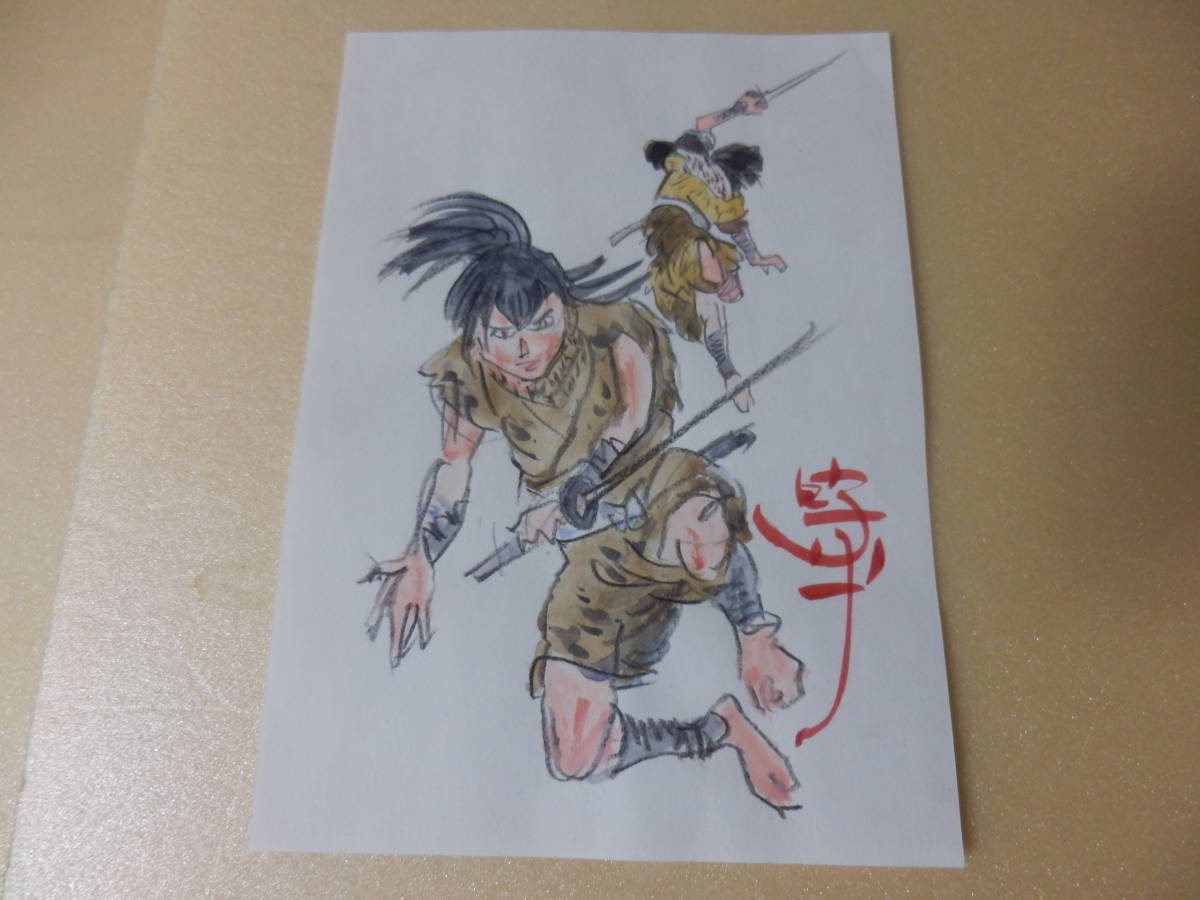 増尾昭一さん直筆サイン&イラスト ラフ エヴァンゲリオン レイ 増尾昭一さん直筆サイン&イラスト ラフ エヴァンゲリオン レイ
