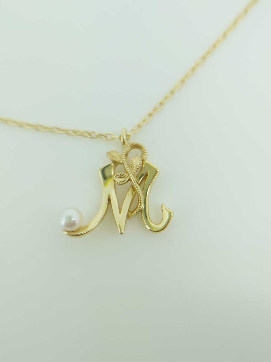 ミキモト パール イニシャル M k18 | inmano.com.br