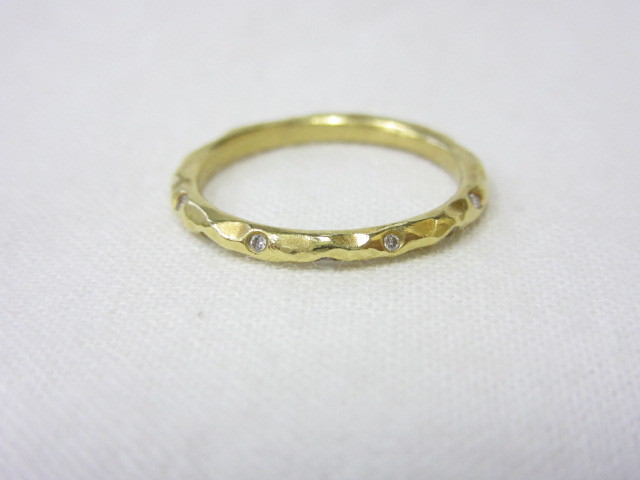 2D385EA◎TIFFANY&Co. ティファニー 750刻印 K18 ゴールドリング 7.5