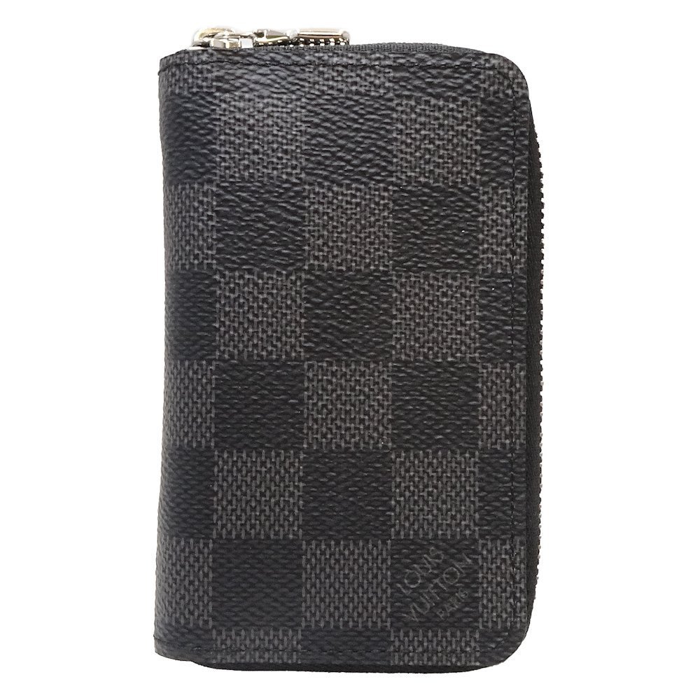 ルイ・ヴィトン・ダミエ・グラフィット LOUIS VUITTON ジッピーコインパース N63076 コインケース グラフィット / 048887【中古】_画像10