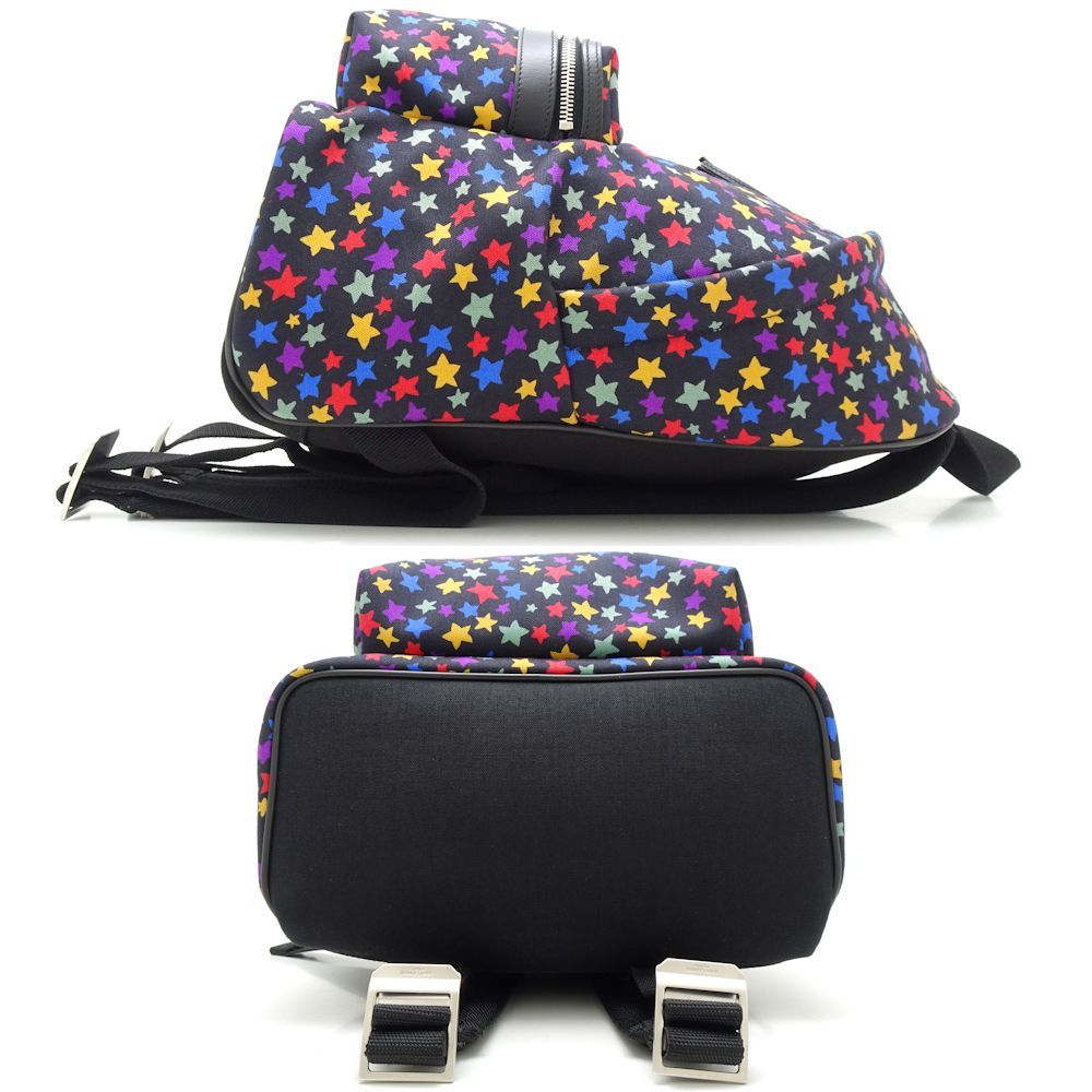  sun rolan Paris SAINT LAURENT PARIS City backpack Mini 508548 rucksack backpack star pattern black multi / 350061[ used ]