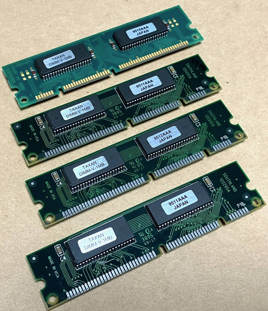 中古・VRAM・1MB × 4枚、Power Macintosh 7600シリーズなどで使用可能_画像1