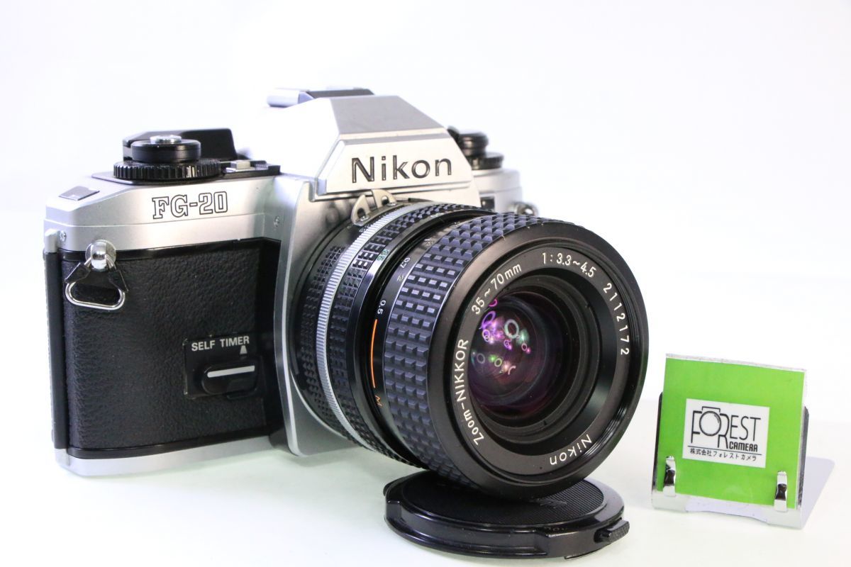 同梱歓迎 点検済 良品 Nikon FG-20 / Nikon Ai-S Zoom-NIKKOR 35-70mm