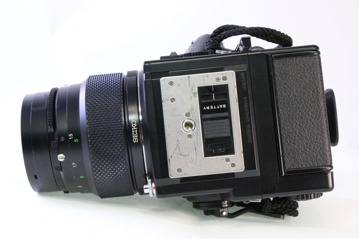 【同梱歓迎】【動作保証・点検済】良品■ZENZA BRONICA AE-II + ZENZANON MC 150mm F3.5■引き蓋つき■シャッター全速・露出計完動■U87_画像6