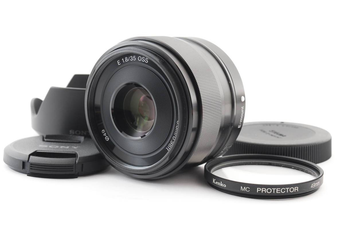 新品級☆SONY ソニー35mm F1.8 OSS SEL35F18 Eマウント #U18 univ