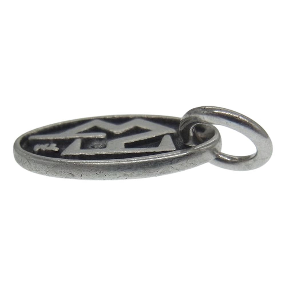 TRAVIS WALKER トラヴィスワーカー CHS023 MEDIUM OVAL LOGO CHARM ミディアム オーバルロゴ ダブルクロス チャーム シルバー系【中古】