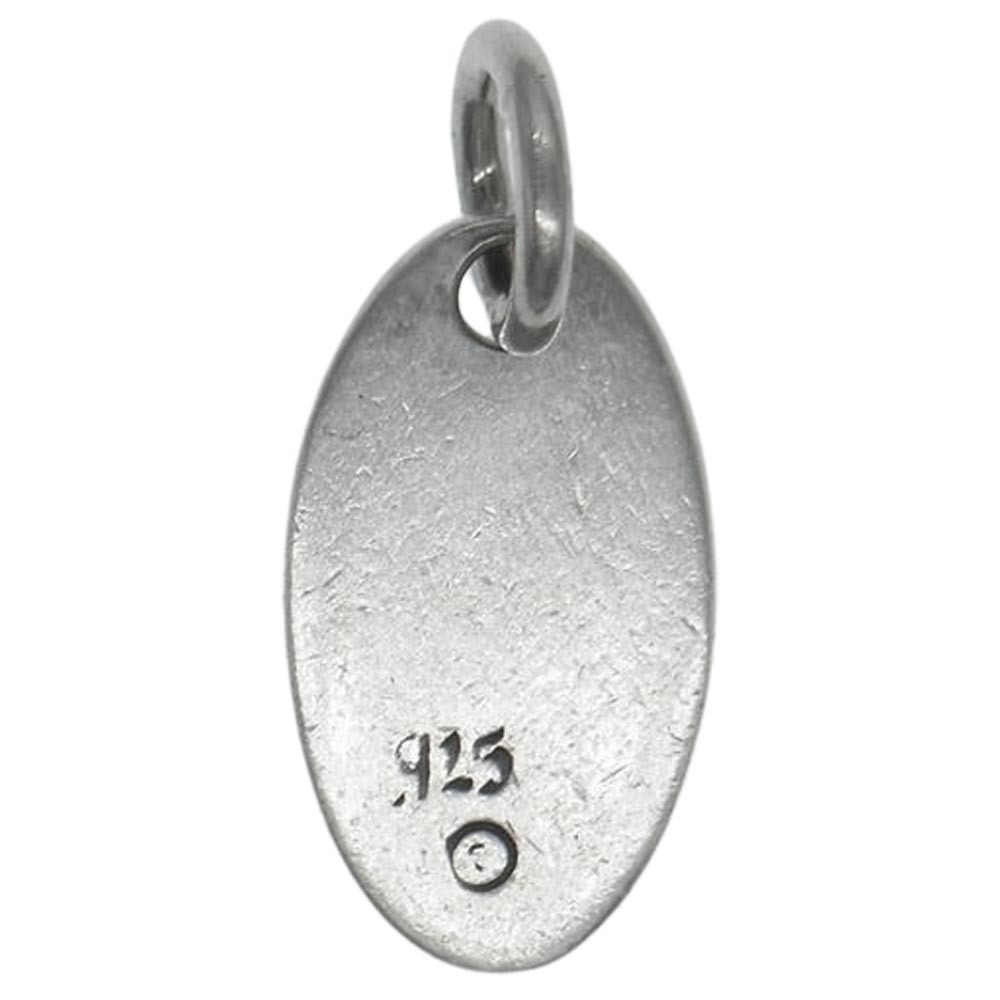 TRAVIS WALKER トラヴィスワーカー CHS023 MEDIUM OVAL LOGO CHARM ミディアム オーバルロゴ ダブルクロス チャーム シルバー系【中古】