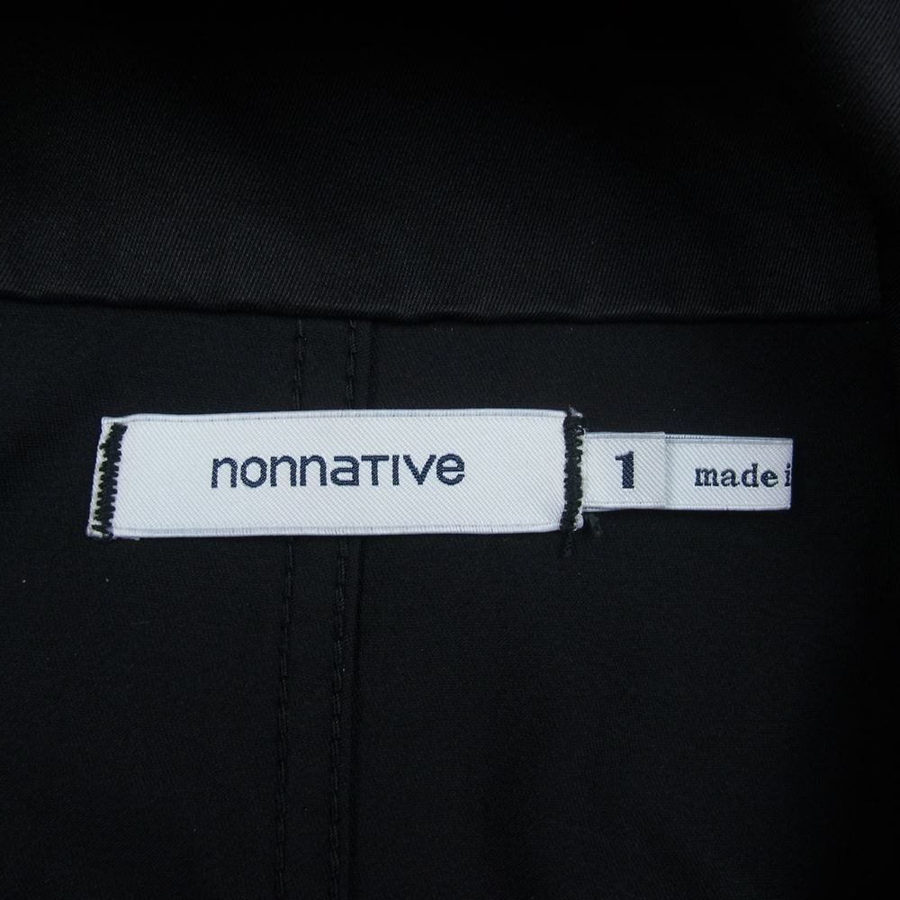 nonnative ノンネイティブ フーデッドコート オーバーダイ 加工ツイル モッズ コート チャコール系 1 3