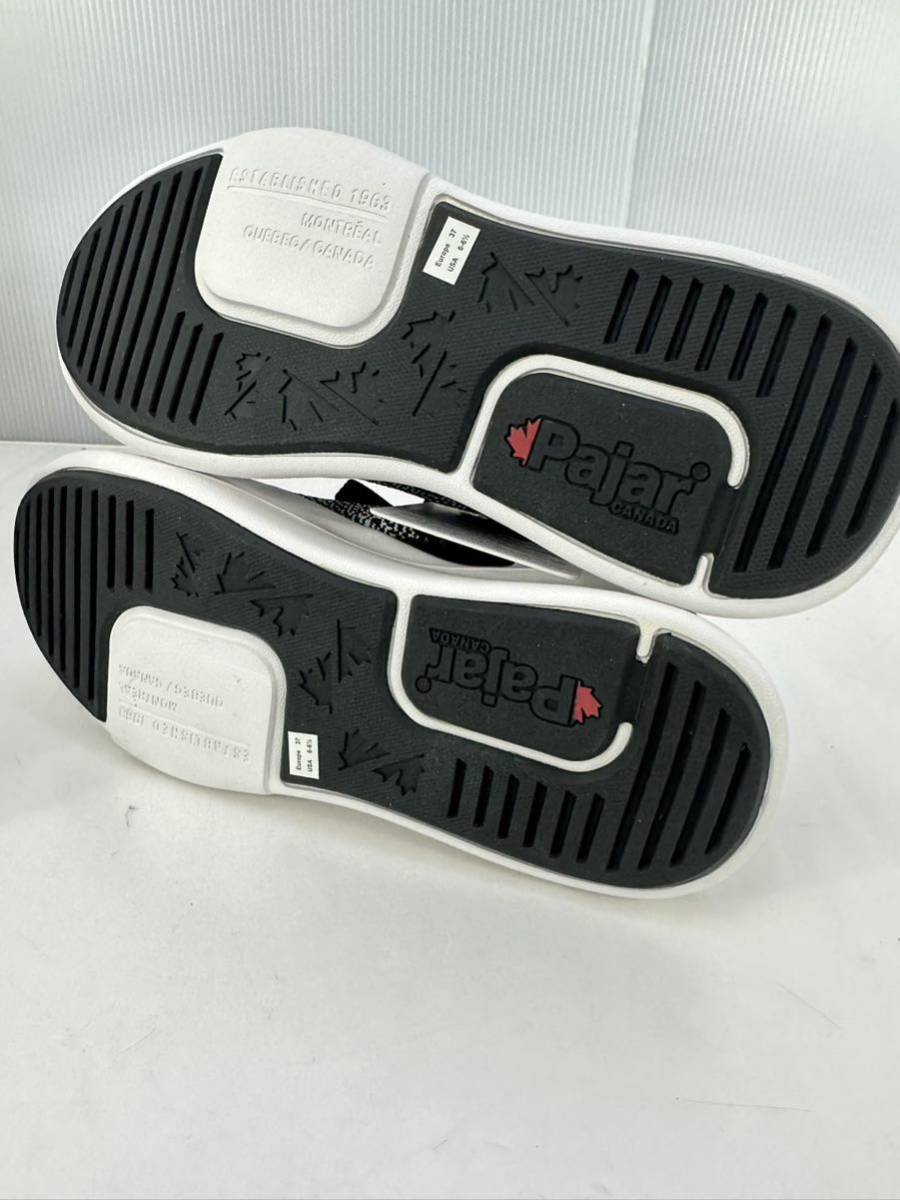 Pajar (paja-ru)CANADA lady's sneakers black size :37/JPN:23.0cm exhibition goods (#2323